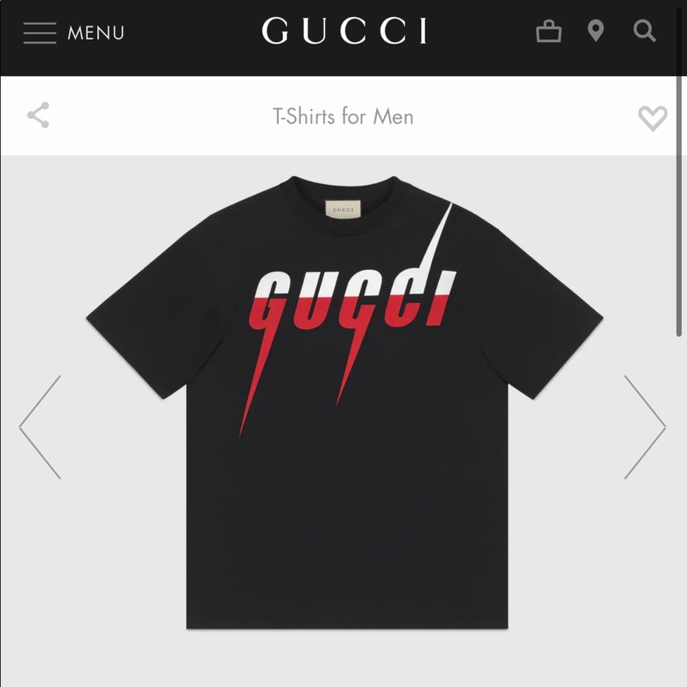Gucci t-shirt blade print